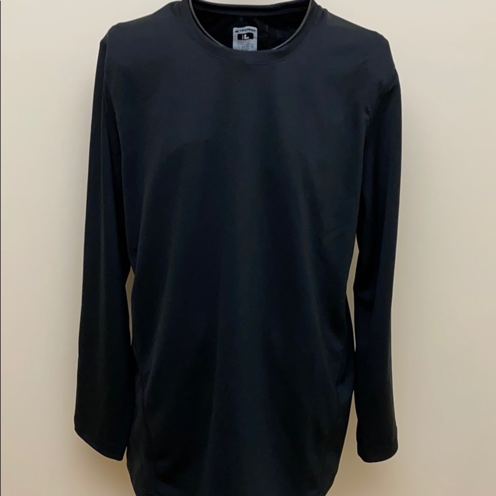 NEW Sports Dri-Gear Black Athletic Shirt Large